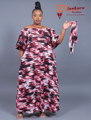 Fancy Off Shoulder Maxi